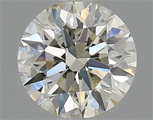 Foto Diamante Natural 0.73 quilates, Redondo , Color J, claridad SI1 y certificado IGI de