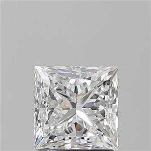 Foto Diamante Natural 1.70 quilates, Princesa , Color E, claridad VVS2 y certificado GIA de