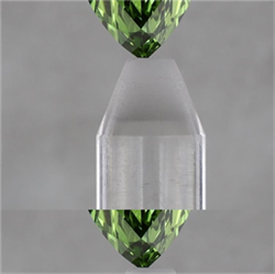 Picture of Lab Grown Diamond 2.04 Carats, Marquise with  Cut, Fancy Vivid Green Color, VVS2 Clarity and Certified by IGI