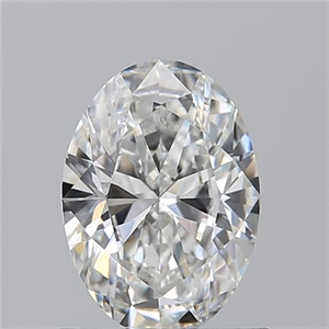 Picture of Natural Diamond 0.92 Carats, Oval with  Cut, F Color, VS1 Clarity and Certified by GIA