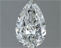 Natural Diamond 0.60 Carats, Pear with  Cut, G Color, VVS2 Clarity and Certified by GIA