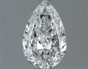 Picture of Natural Diamond 0.60 Carats, Pear with  Cut, G Color, VVS2 Clarity and Certified by GIA
