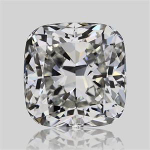 Picture of Natural Diamond 0.55 Carats, Cushion with  Cut, H Color, VVS2 Clarity and Certified by GIA