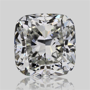 Foto Diamante Natural 0.55 quilates, Del cojín , Color H, claridad VVS2 y certificado GIA de