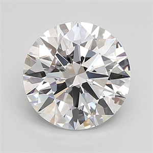Picture of Lab Grown Diamond 3.60 Carats, Round with Ideal Cut, D Color, IF Clarity and Certified by IGI