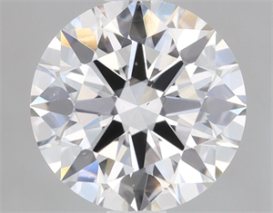 Picture of Lab Grown Diamond 1.31 Carats, Round with Ideal Cut, G Color, VS1 Clarity and Certified by IGI