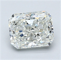 Natural Diamond 1.55 Carats, Radiant with  Cut, J Color, VS2 Clarity and Certified by GIA