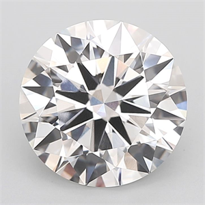Picture of Lab Grown Diamond 5.00 Carats, Round with Ideal Cut, F Color, VVS2 Clarity and Certified by IGI