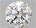 Natural Diamond 1.90 Carats, Round with Excellent Cut, J Color, VS1 Clarity and Certified by GIA