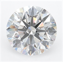 Lab Grown Diamond 3.35 Carats, Round with Ideal Cut, D Color, IF Clarity and Certified by IGI