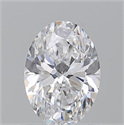 Diamante Natural 0.90 quilates, Ovalado , Color D, claridad VVS2 y certificado GIA