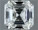 Natural Diamond 1.00 Carats, Asscher with  Cut, H Color, VVS2 Clarity and Certified by IGI