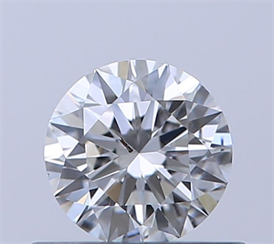 Picture of Natural Diamond 0.40 Carats, Round with Excellent Cut, E Color, SI1 Clarity and Certified by GIA