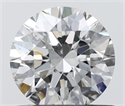 Natural Diamond 0.70 Carats, Round with Excellent Cut, H Color, SI1 Clarity and Certified by IGI