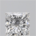 Diamante Natural 0.60 quilates, Princesa , Color E, claridad VS2 y certificado GIA