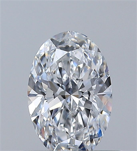 Foto Diamante Natural 0.50 quilates, Ovalado , Color D, claridad SI1 y certificado GIA de