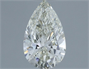 Diamante Natural 0.72 quilates, De pera , Color J, claridad VVS1 y certificado IGI