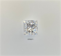 Natural Diamond 0.90 Carats, Princess with  Cut, F Color, VVS2 Clarity and Certified by GIA