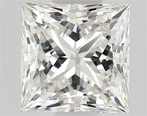 Picture of Natural Diamond 0.53 Carats, Princess with  Cut, G Color, VVS1 Clarity and Certified by GIA