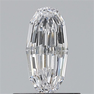 Foto Diamante Natural 0.51 quilates, Ovalado , Color D, claridad SI2 y certificado GIA de