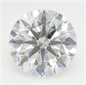 Lab Grown Diamond 3.83 Carats, Round with Ideal Cut, F Color, IF Clarity and Certified by IGI
