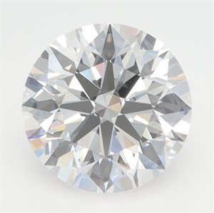 Picture of Lab Grown Diamond 3.83 Carats, Round with Ideal Cut, F Color, IF Clarity and Certified by IGI