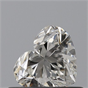 Natural Diamond 0.50 Carats, Heart with  Cut, I Color, VVS1 Clarity and Certified by GIA