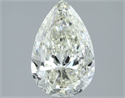 Natural Diamond 1.80 Carats, Pear with  Cut, J Color, SI2 Clarity and Certified by IGI