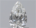 Natural Diamond 0.51 Carats, Pear with  Cut, G Color, SI1 Clarity and Certified by GIA