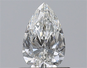 Picture of Natural Diamond 0.51 Carats, Pear with  Cut, G Color, SI1 Clarity and Certified by GIA
