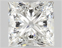 Natural Diamond 1.04 Carats, Princess with  Cut, G Color, IF Clarity and Certified by GIA
