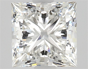 Picture of Natural Diamond 1.04 Carats, Princess with  Cut, G Color, IF Clarity and Certified by GIA