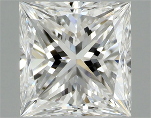Picture of Natural Diamond 0.41 Carats, Princess with  Cut, E Color, VVS1 Clarity and Certified by GIA