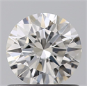 Natural Diamond 0.70 Carats, Round with Excellent Cut, H Color, IF Clarity and Certified by GIA