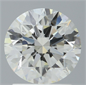 Diamante Natural 1.81 quilates, Redondo , Color J, claridad VS1 y certificado GIA