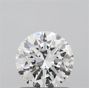 Foto Diamante Natural 0.91 quilates, Redondo , Color E, claridad SI2 y certificado HRD de