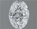 Diamante Natural 1.00 quilates, Ovalado , Color G, claridad SI1 y certificado GIA