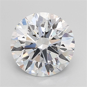 Picture of Lab Grown Diamond 3.19 Carats, Round with Ideal Cut, F Color, IF Clarity and Certified by IGI