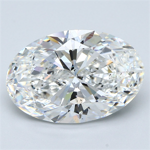 Foto Diamante Natural 7.16 quilates, Ovalado , Color G, claridad SI1 y certificado GIA de