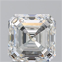 Diamante Natural 2.01 quilates, Asscher , Color H, claridad IF y certificado GIA