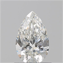 Natural Diamond 0.70 Carats, Pear with  Cut, I Color, SI1 Clarity and Certified by GIA