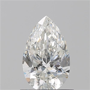 Picture of Natural Diamond 0.70 Carats, Pear with  Cut, I Color, SI1 Clarity and Certified by GIA
