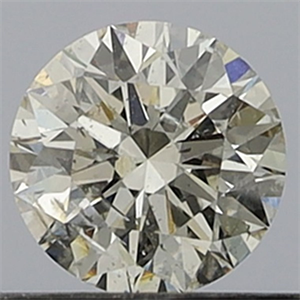 Picture of Natural Diamond 0.50 Carats, Round with Excellent Cut, J Color, I1 Clarity and Certified by GIA