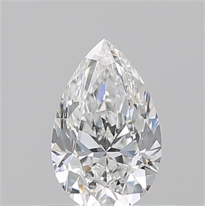 Picture of Natural Diamond 0.50 Carats, Pear with  Cut, E Color, VS2 Clarity and Certified by GIA