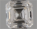 Natural Diamond 0.35 Carats, Asscher with  Cut, G Color, SI1 Clarity and Certified by IGI