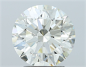 Diamante Natural 2.52 quilates, Redondo , Color J, claridad VVS2 y certificado IGI