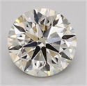 Natural Diamond 0.60 Carats, Round with Very Good Cut, L Color, SI1 Clarity and Certified by GIA