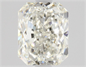 Natural Diamond 1.02 Carats, Radiant with  Cut, I Color, VVS1 Clarity and Certified by GIA
