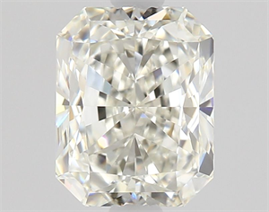 Picture of Natural Diamond 1.02 Carats, Radiant with  Cut, I Color, VVS1 Clarity and Certified by GIA
