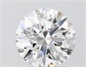 Lab Grown Diamond 1.50 Carats, Round with Ideal Cut, D Color, VVS2 Clarity and Certified by IGI